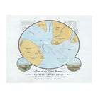 Plan of the Naval Attack and Capture of Port Royal - Muir Way - Vintage Map