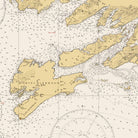 Prince William Sound Nautical Chart 1935 - Muir Way - Vintage Map