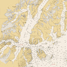 Prince William Sound Nautical Chart 1935 - Muir Way - Vintage Map