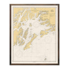 Prince William Sound Nautical Chart 1935 - Muir Way - Vintage Map
