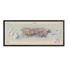 Puerto Rico 1963 Shaded Relief Map - Muir Way - Vintage Relief