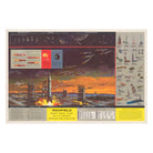 Richfield Space Travel Chart of U.S. Rockets Missiles And Satellites - Muir Way - Vintage Map
