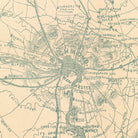 Richmond and 25 Miles Around - Muir Way - Vintage Map