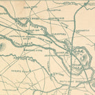 Richmond and 25 Miles Around - Muir Way - Vintage Map
