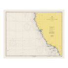 San Diego to Point St. George Nautical Chart 1948 - Muir Way - Vintage Map