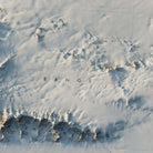 Shackleton Range, Antarctica 1983 Shaded Relief Map - Muir Way - Vintage Relief