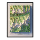 Snowbird, Utah 1955 Shaded Relief Map - Muir Way - Vintage Relief