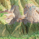 Snowbird, Utah 1955 Shaded Relief Map - Muir Way - Vintage Relief