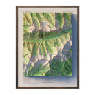 Snowbird, Utah 1955 Shaded Relief Map - Muir Way - Vintage Relief