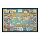 Sports of the Olympic Games - Muir Way - Vintage Map