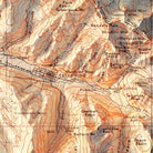 Telluride, Colorado 1904 Shaded Relief Map - Muir Way - Vintage Relief