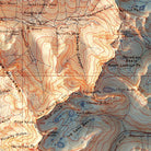 Telluride, Colorado 1904 Shaded Relief Map - Muir Way - Vintage Relief