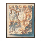 Telluride, Colorado 1904 Shaded Relief Map - Muir Way - Vintage Relief