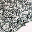 Texas 1933 3D Raised Relief Map - Muir Way - 3D