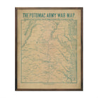 Potomac Army War Map - Muir Way - Vintage Map