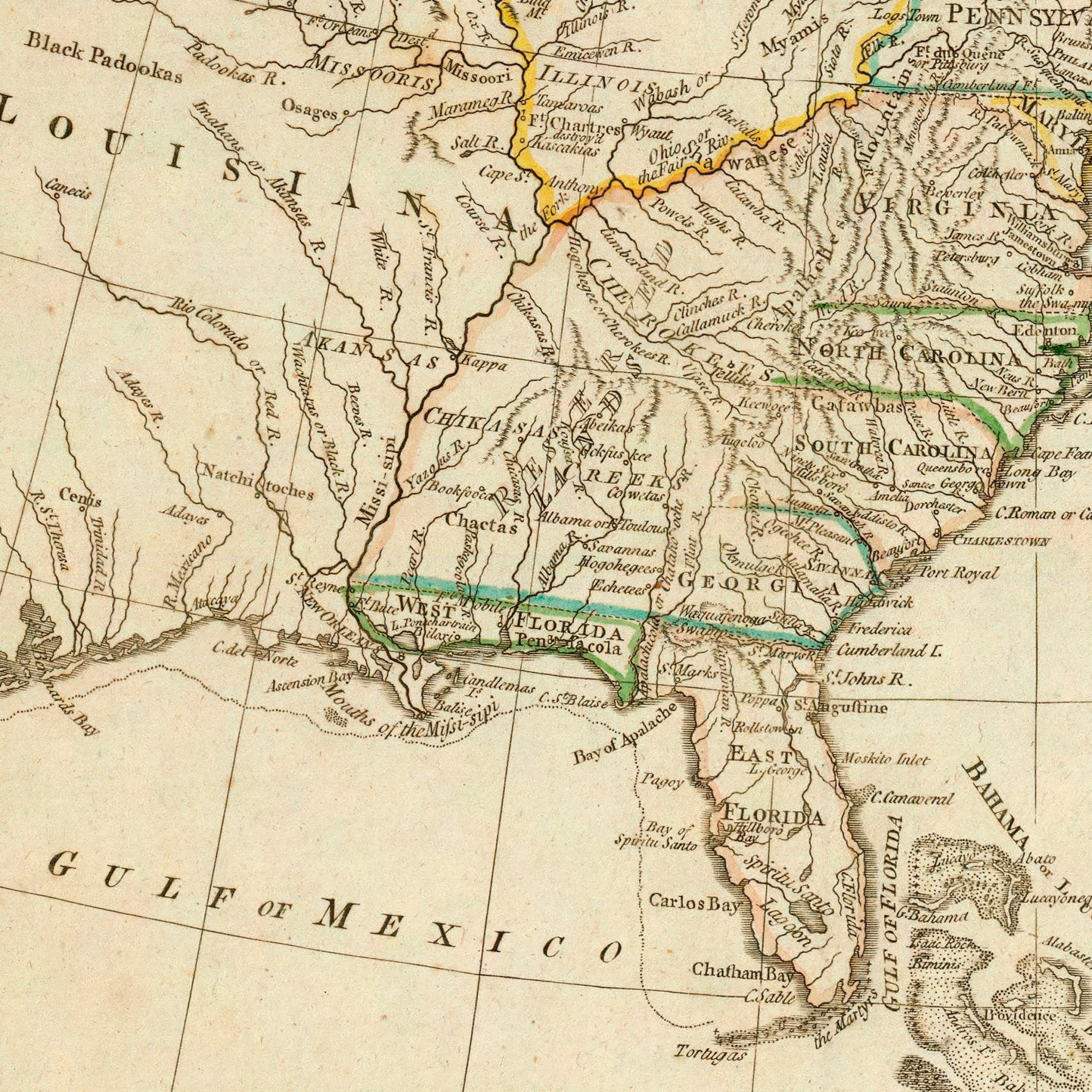 British Empire in North America 1776 Map - Muir Way - Vintage Map