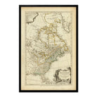 British Empire in North America 1776 Map - Muir Way - Vintage Map
