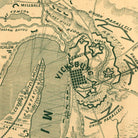 Tomlinson's map of Vicksburg - Muir Way - Vintage Map