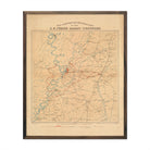 US Forces against Vicksburg - Muir Way - Vintage Map