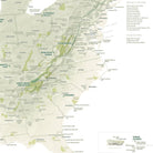 US National Parks Shaded Relief Map - Muir Way - Natural Atlas
