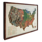 USA 1931 3D Raised Relief Map - Muir Way - 3D