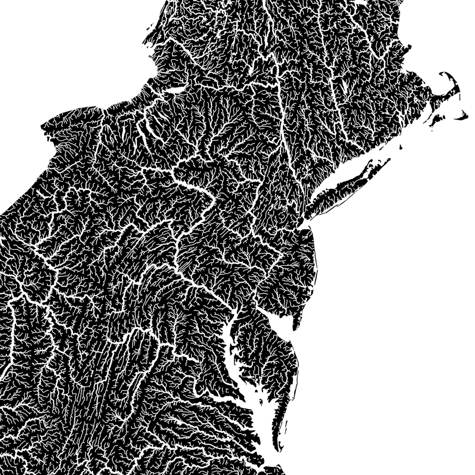 US Hydrological Map - Muir Way - Hydrology