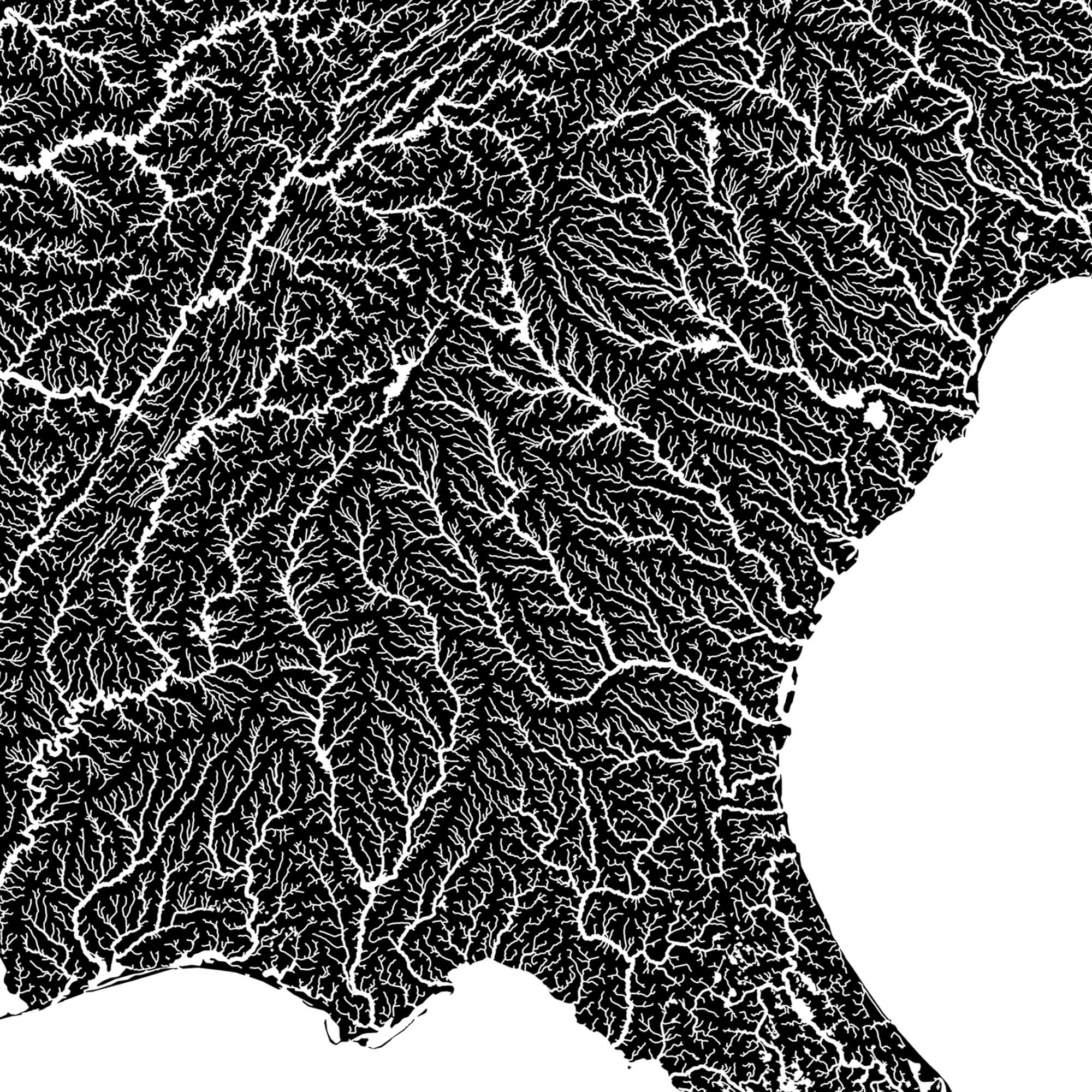US Hydrological Map - Muir Way - Hydrology