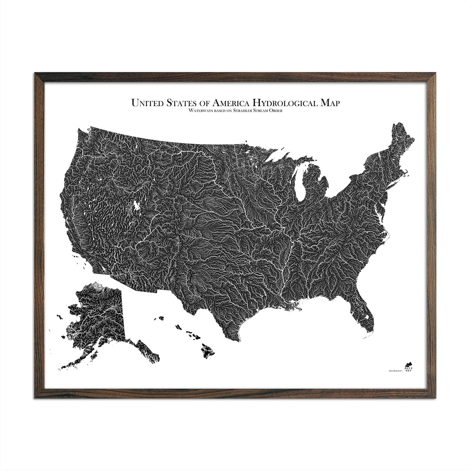 US Hydrological Map - Muir Way - Hydrology