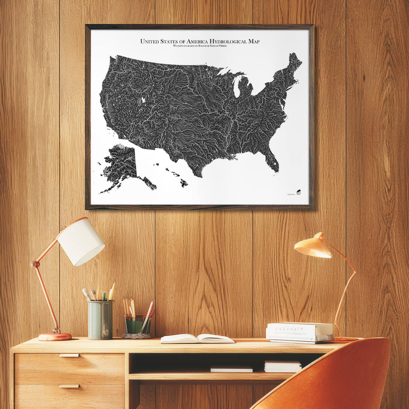 US Hydrological Map - Muir Way - Hydrology