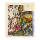 Utah 1980 Shaded Relief Map - Muir Way - Vintage Relief