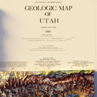 Utah 1980 Shaded Relief Map - Muir Way - Vintage Relief