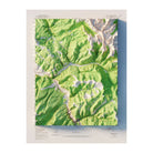 Vail, Colorado 1950 Shaded Relief Map - Muir Way - Vintage Relief