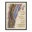 Vermont 2011 Shaded Relief Map - Muir Way - Vintage Relief