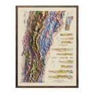 Vermont 2011 Shaded Relief Map - Muir Way - Vintage Relief