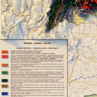 Vietnam 1971 Shaded Relief Map - Muir Way - Vintage Relief