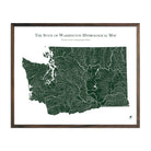 Washington Hydrological Map - Muir Way - Hydrology