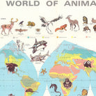 World of Animals - Muir Way - Vintage Map