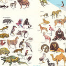 World of Animals - Muir Way - Vintage Map
