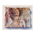 Wyoming 1980 Shaded Relief Map - Muir Way - Vintage Relief