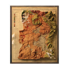 Yellowstone 1878 Shaded Relief Map - Muir Way - Vintage Relief