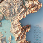 Yellowstone 1961 Shaded Relief Map - Muir Way - Vintage Relief