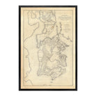 Yorktown to Williamsburg - Muir Way - Vintage Map