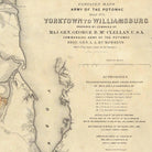 Yorktown to Williamsburg - Muir Way - Vintage Map