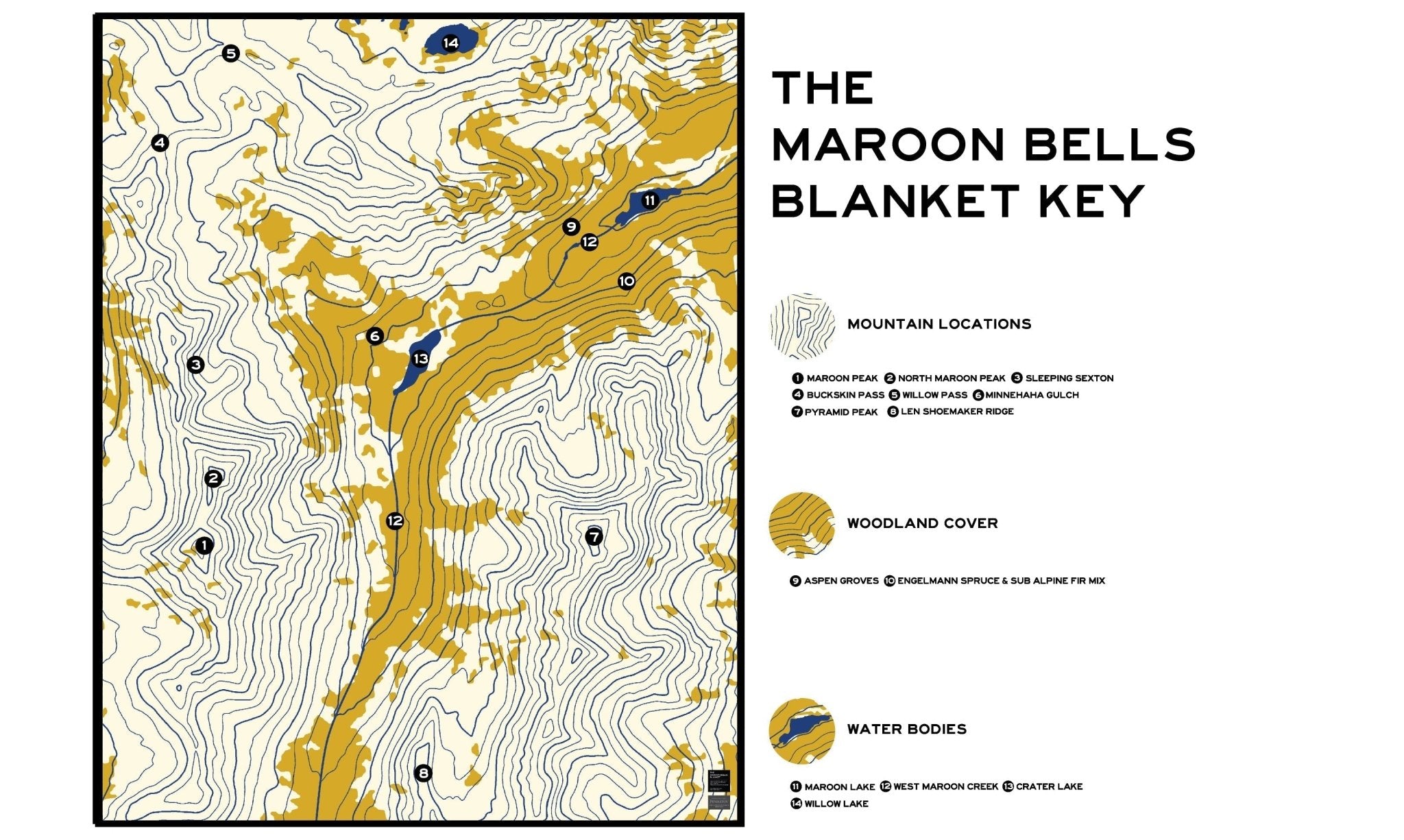 The Maroon Bells Blanket - Muir Way - Blanket