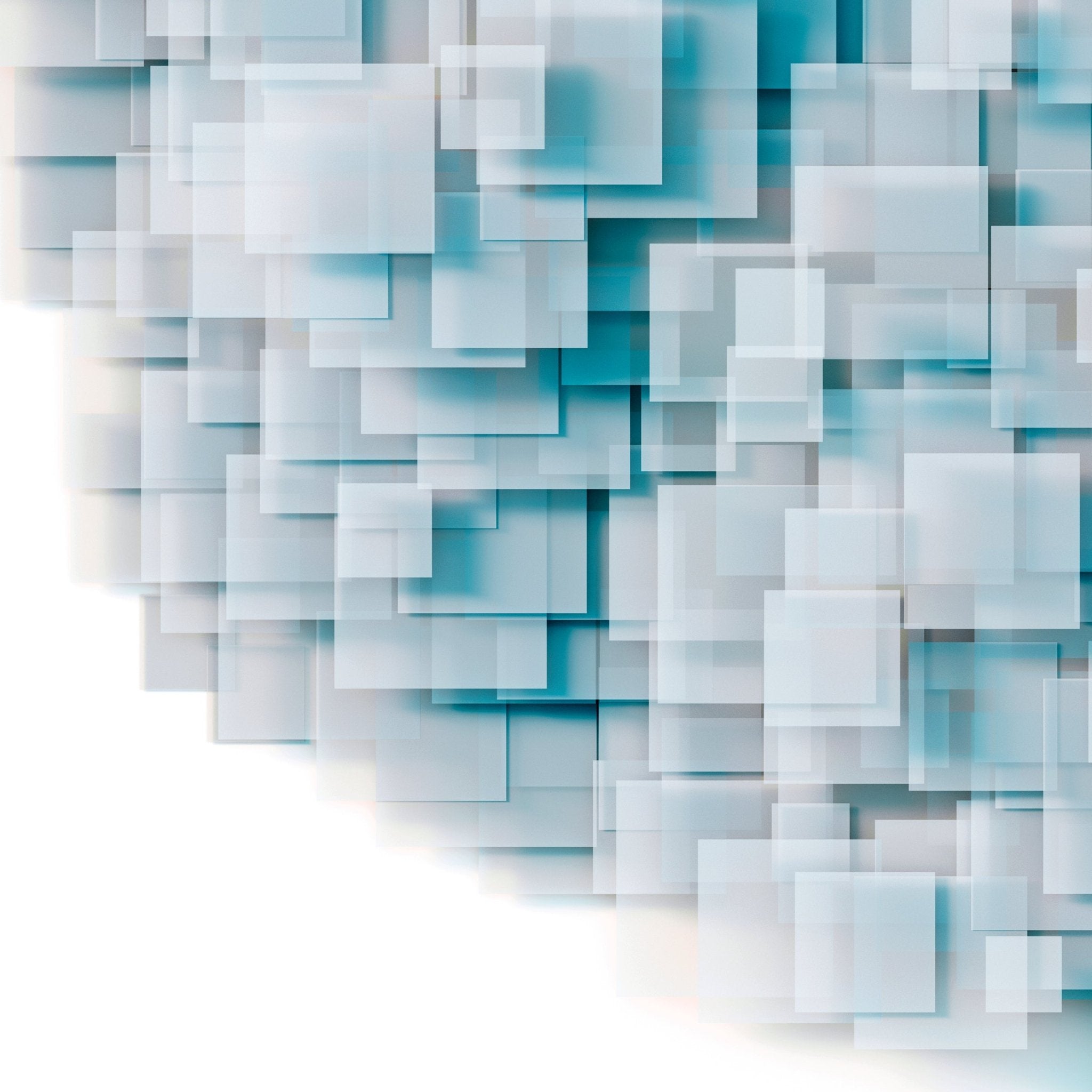 USA Rand Square Shaded Relief Map - Muir Way - Vintage Relief