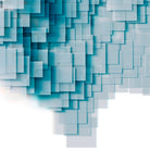 USA Rand Square Shaded Relief Map - Muir Way - Vintage Relief