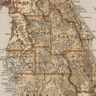 Florida State 1876 Map - Muir Way - Vintage Map