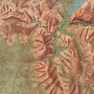 Glacier National Park Map 1914 - Muir Way - Vintage Map