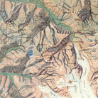 Mt. Rainier National Park Map 1914 - Muir Way - Vintage Map