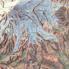 Mt. Rainier National Park Map 1914 - Muir Way - Vintage Map